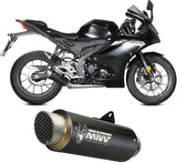 Complete Catalytic Exhaust System With Sound Certification Gppro Steel Black - Mivv Compatible With Yamaha Yzf-R 125 (2025-2026)