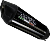Terminale Di Scarico Con Omologazione Suono M3 Acciaio Nero - Gpr Compatibile Con Husqvarna Svartpilen 125 (2024-2025)