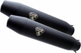 Exhaust Tip With Noise Certification Deeptone Cafe Racer Black Stainless Steel - Gpr Compatible With Yamaha Xj 600 Diversion (1984-1991)
