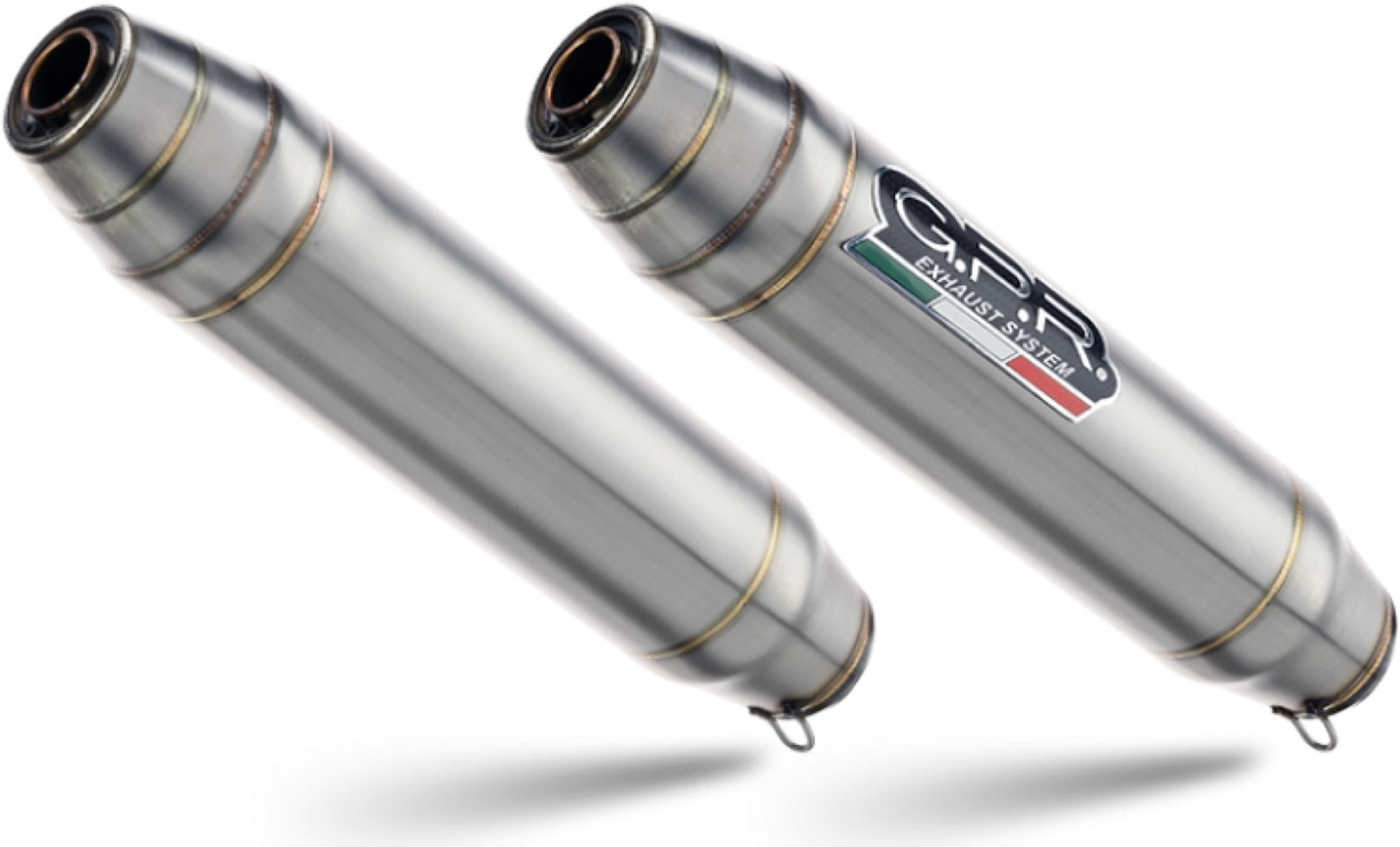 Dual Exhaust System With Sound Certification Deeptone Stainless Steel - Gpr Compatible With Triumph Street Twin 900 (2015-2019)