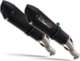 Doppio Terminale Di Scarico Con Omologazione Suono Gpe Anniversary Titanio Nero - Gpr Compatibile Con Kawasaki Z 1000 Sx (2011-2016)