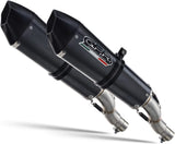Doppio Terminale Di Scarico Catalizzato E Con Omologazione Suono Gpe Anniversary Carbon Look - Gpr Compatibile Con Ducati Monster 796 (2010-2014)