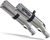 Doppio Terminale Di Scarico Catalizzato E Con Omologazione Suono M3 Acciaio - Gpr Compatibile Con Ducati Monster 1100 (2009-2010)