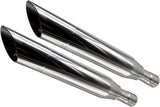 Doppio Terminale Di Scarico Con Omologazione Suono Slash Acciaio - Gpr Compatibile Con Harley-Davidson Sportster 1200 (2010-2018)