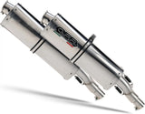 Doppio Terminale Di Scarico Con Omologazione Suono Trioval Acciaio - Gpr Compatibile Con Ducati Super Sport 800 S (2002-2007)