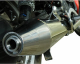 Dual Catalytic Exhaust Tips With Sound Certification Vintacone Stainless Steel - Gpr Compatible With Moto Guzzi California 1100 Special - Stone - Sport - Ev - Alu (1997-2005)
