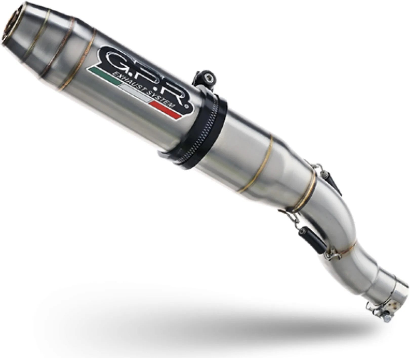 Terminale Di Scarico Con Omologazione Suono Deeptone Acciaio - Gpr Compatibile Con Zontes 350 R1 (2022-2023)