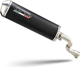 Terminale Di Scarico Con Omologazione Suono Evo4 Road Alluminio Nero - Gpr Compatibile Con Piaggio X-Evo 400 (2007-2013)