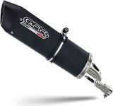 Catalytic Exhaust Tip With Sound Certification Furore Evo4 Aluminium Black - Gpr Compatible With Yamaha Fj-10 (2016-2020)