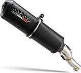 Exhaust Tip With Noise Certification Ghisa Black Stainless Steel - Gpr Compatible With Kawasaki Er-6 F (2005-2011)