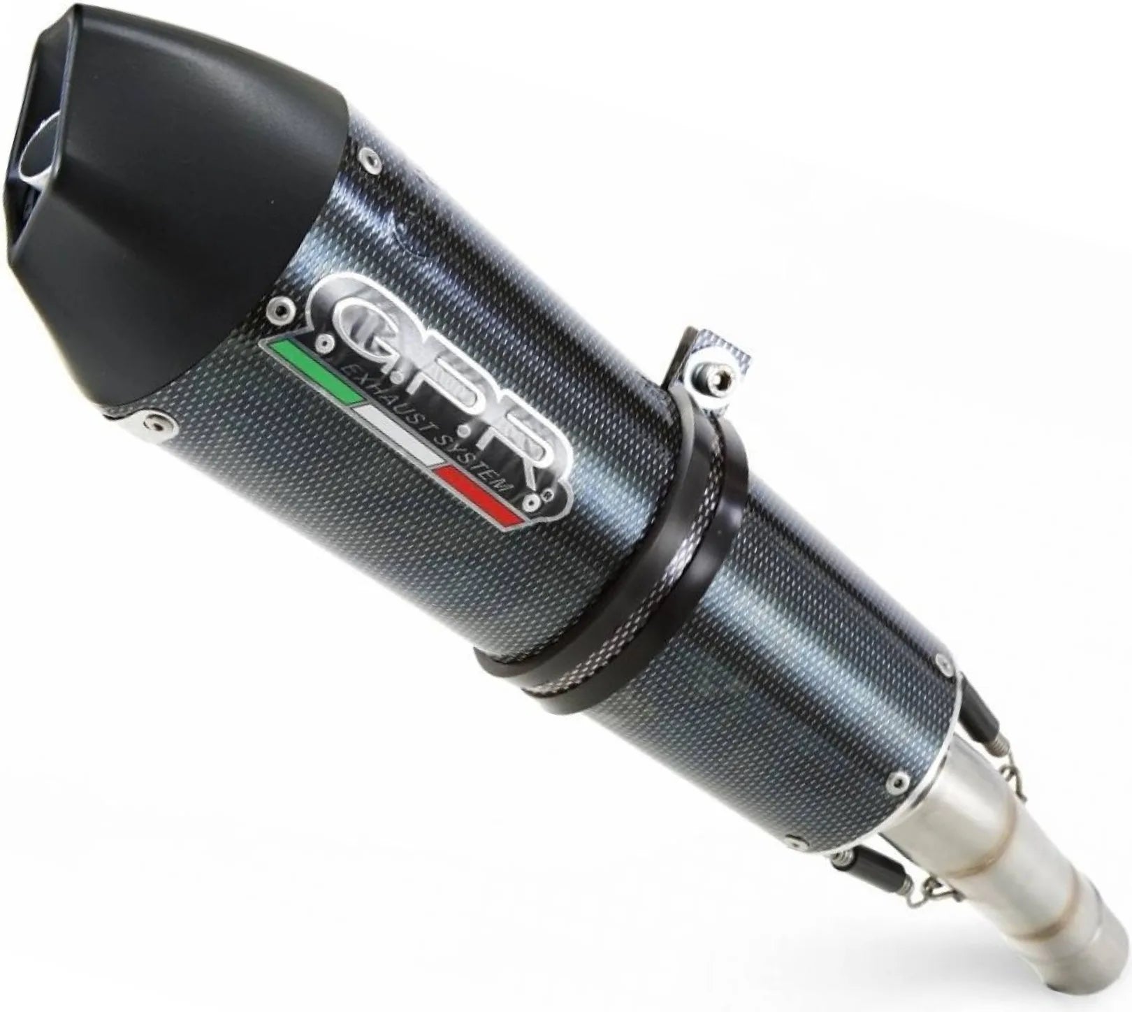 Terminale Di Scarico Con Omologazione Suono Gp Evo4 Carbon Look - Gpr Compatibile Con Zontes 350 Gk (2022-2023)