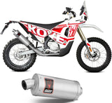 Exhaust Tip With Noise Certification Dakar Stainless Steel - Mivv Compatible With Kove 450 Rally (2023-2026)