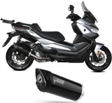 Catalytic Exhaust Tip With Sound Certification Mover Steel Black - Mivv Compatible With Voge Sfida Sr4 Max (2024)