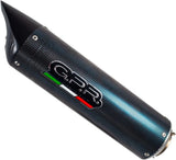 Terminale Di Scarico Con Omologazione Suono Tiburon Titanio - Gpr Compatibile Con Honda Cbr 600 Rr (2005-2006)