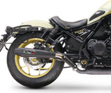 Terminale Di Scarico Con Omologazione Suono Dual Acciaio - Gpr Compatibile Con Honda Xl 750 Transalp (2024-2025)