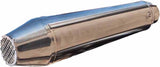Exhaust Tip With Noise Certification Ultracone Cafe Racer Stainless Steel - Gpr Compatible With Moto Guzzi Nevada 350 (1991-2001)