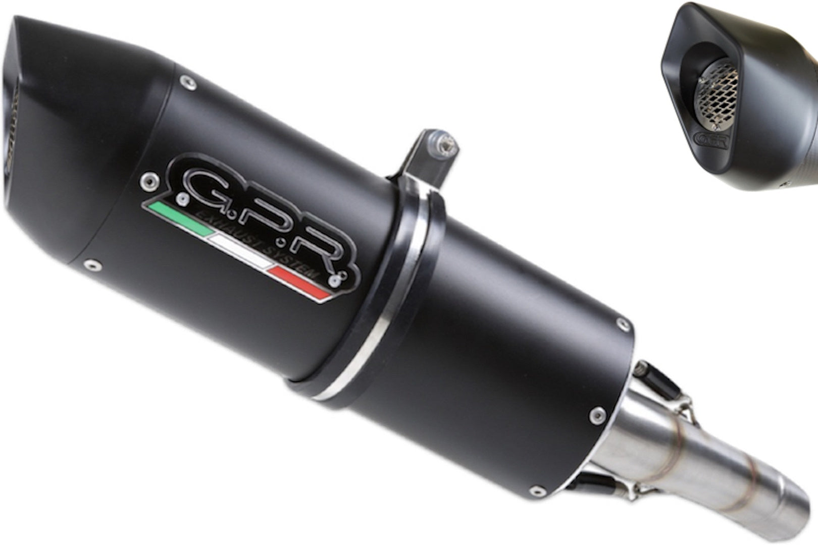 Catalytic Exhaust Tip With Sound Certification Furore-X Scooter Stainless Steel - Gpr Compatible With Bmw C 400 X Gt (2019-2020)