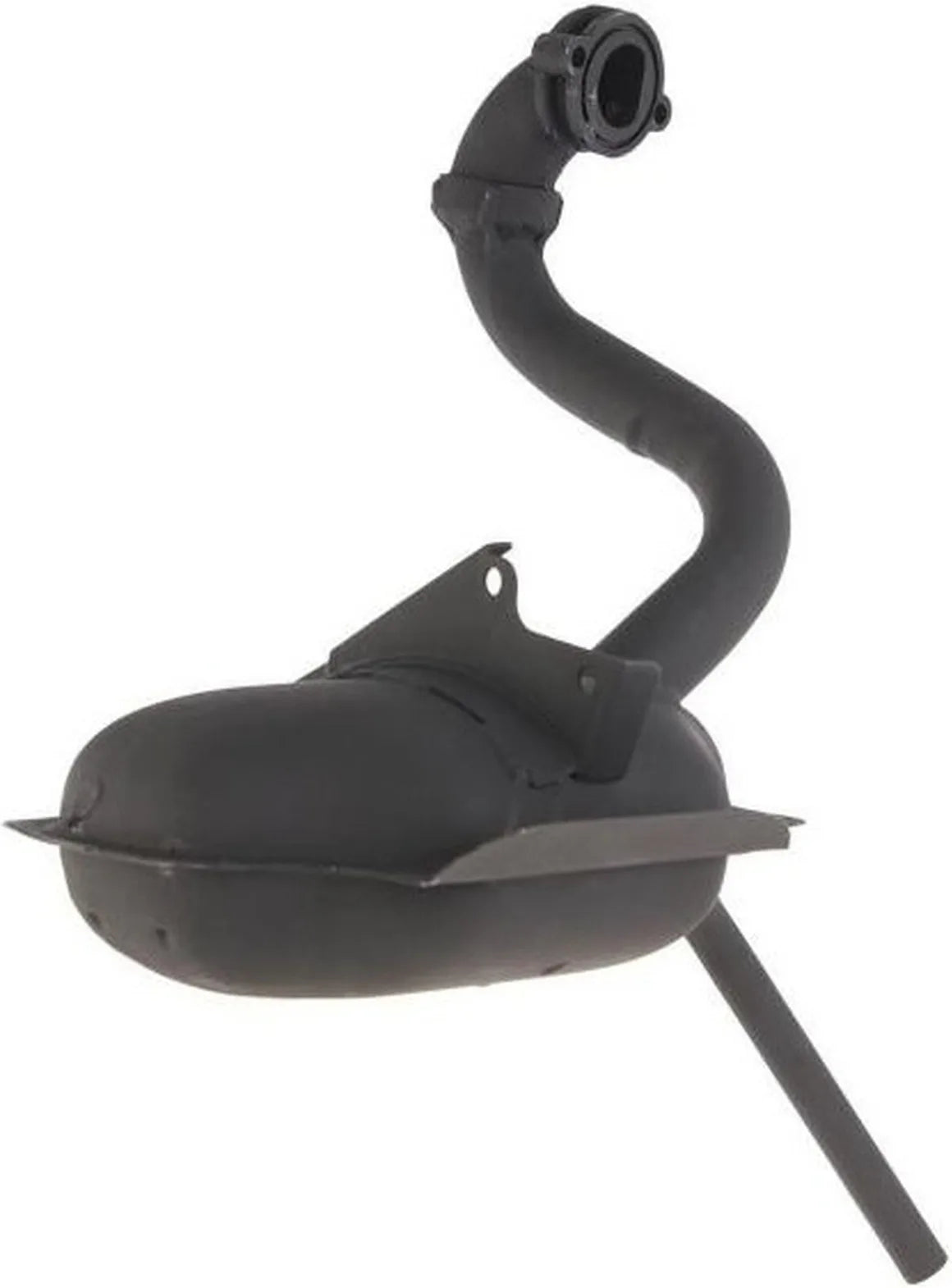 Impianto Di Scarico Completo Catalizzato E Con Omologazione Suono Sito Acciaio - Leovince Compatibile Con Piaggio Ape 601 Flat Shape