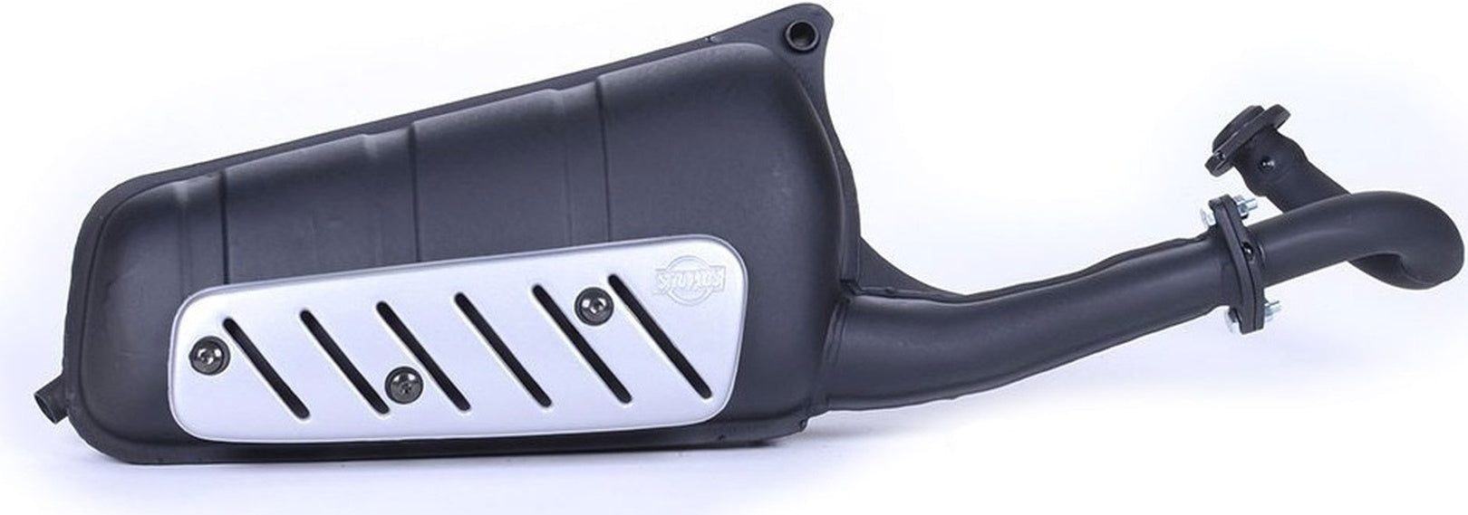 Complete Catalytic Exhaust System With Sound Certification Sito Stainless Steel - Leovince Compatible With Peugeot X-Fight 50 Kat Liquid (2001)