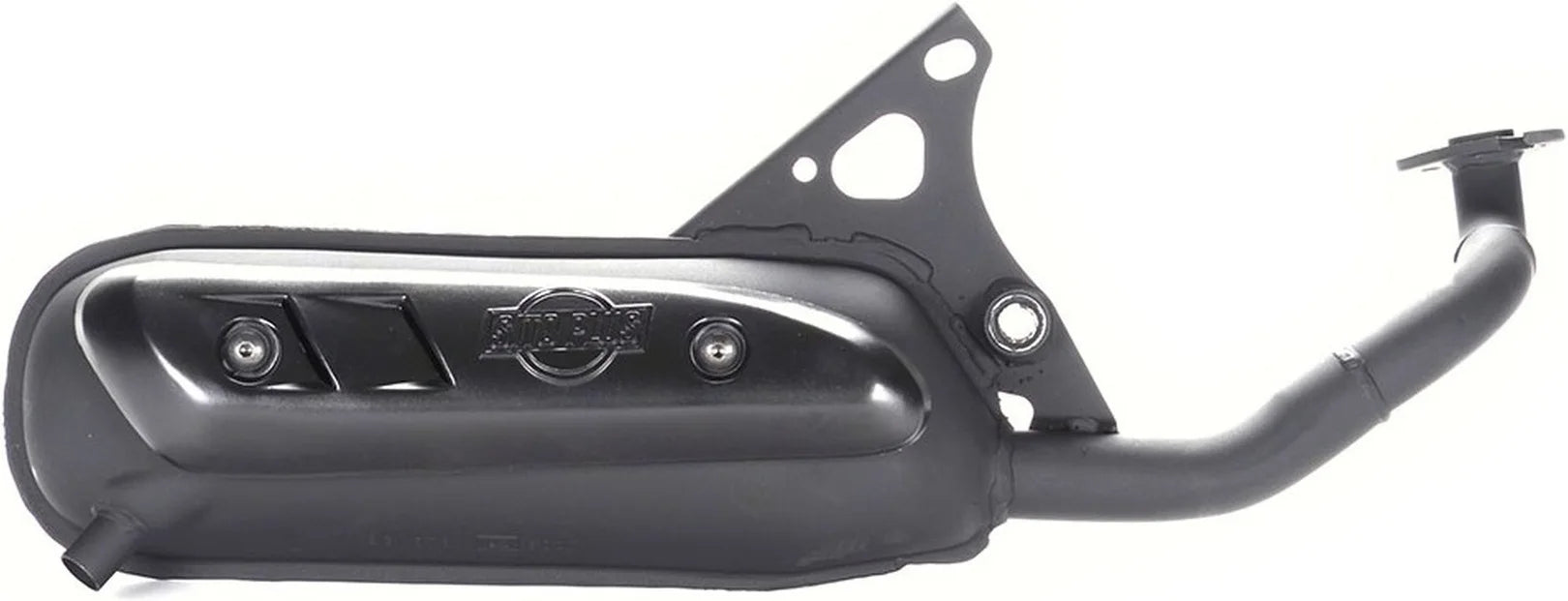 Impianto Di Scarico Completo Catalizzato E Con Omologazione Suono Sitoplus Acciaio - Leovince Compatibile Con Mbk Forte (1994-1998)