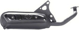 Complete Catalytic Exhaust System With Sound Certification Sitoplus Stainless Steel - Leovince Compatible With Peugeot Squab (1995-1997)