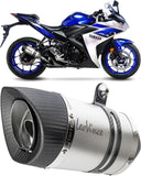 Terminale Di Scarico Con Omologazione Suono Lv One Evo Acciaio Fondello Carbonio - Leovince Compatibile Con Bmw R 1200 Gs (2013-2016)