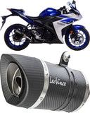 Terminale Di Scarico Con Omologazione Suono Lv Pro Carbonio Fondello Carbonio - Leovince Compatibile Con Yamaha Mt-03 (2016-2017)