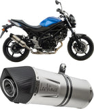 Terminale Di Scarico Con Omologazione Suono Lv Corsa S Acciaio Full Nero Fondello Acciaio Nero - Leovince Compatibile Con Kawasaki Z 900 A2 (2018-2024)