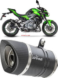 Terminale Di Scarico Con Omologazione Suono Lv Pro Carbonio Fondello Carbonio - Leovince Compatibile Con Kawasaki Z 900 (2017-2019)