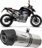 Terminale Di Scarico Con Omologazione Suono Lv One Evo Acciaio Fondello Carbonio - Leovince Compatibile Con Ktm 790 Duke - L A2 (2025-2026)