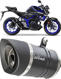Terminale Di Scarico Con Omologazione Suono Lv One Evo Carbonio Fondello Carbonio - Leovince Compatibile Con Bmw F 700 Gs (2013-2016)