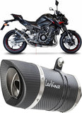 Terminale Di Scarico Con Omologazione Suono Lv Pro Carbonio Fondello Carbonio - Leovince Compatibile Con Kawasaki Z 900 (2020-2024)