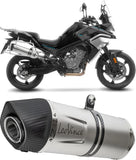 Terminale Di Scarico Con Omologazione Suono Lv One Evo Acciaio Fondello Carbonio - Leovince Compatibile Con Ktm 890 Smt (2023-2026)