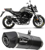 Exhaust Tip With Noise Certification Lv One Evo Steel Black Carbon Fiber End Cap - Leovince Compatible With Honda Cb 750 Hornet (2025-2026)