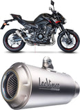 Terminale Di Scarico Con Omologazione Suono Lv-10 Titanio Fondello Titanio - Leovince Compatibile Con Kawasaki Z 900 (2020-2024)