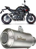 Terminale Di Scarico Con Omologazione Suono Lv-10 Acciaio Fondello Acciaio - Leovince Compatibile Con Kawasaki Z 900 (2020-2024)