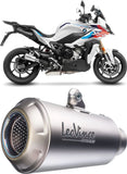 Terminale Di Scarico Con Omologazione Suono Lv-10 Titanio Fondello Titanio - Leovince Compatibile Con Bmw S 1000 Xr (2020-2023)