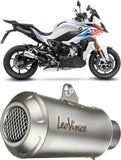 Terminale Di Scarico Con Omologazione Suono Lv-10 Acciaio Fondello Acciaio - Leovince Compatibile Con Bmw S 1000 Xr (2020-2023)