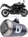 Terminale Di Scarico Con Omologazione Suono Lv-10 Carbonio Fondello Acciaio - Leovince Compatibile Con Suzuki Gsx-S 1000 Gx (2024)