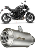 Terminale Di Scarico Con Omologazione Suono Lv-10 Acciaio Fondello Acciaio - Leovince Compatibile Con Kawasaki Z 900 (2025-2026)