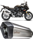 Terminale Di Scarico Con Omologazione Suono Lv-12 Acciaio Fondello Carbonio - Leovince Compatibile Con Bmw R 1250 - Rs (2019-2024)