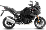 Terminale Di Scarico Con Omologazione Suono Lv-12 R Acciaio Fondello Carbonio - Leovince Compatibile Con Honda Nt 1100 (2025-2026)