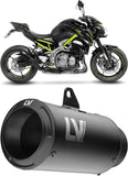 Terminale Di Scarico Con Omologazione Suono Lv-10 Carbonio Fondello Acciaio - Leovince Compatibile Con Honda Cb 1000 R Neo Sports Café (2018-2024)