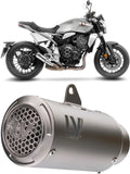Exhaust Tip With Noise Certification Lv Corsa S Titanium Stainless Steel End Cap - Leovince Compatible With Honda Cb 1000 R Neo Sports Café (2018-2024)