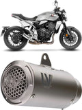 Terminale Di Scarico Con Omologazione Suono Lv Corsa S Titanio Fondello Acciaio - Leovince Compatibile Con Honda Cb 1000 R Neo Sports Café (2018-2024)