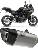 Impianto Di Scarico Completo Catalizzato E Con Omologazione Suono Lv-14 R Titanio Fondello Carbonio - Leovince Compatibile Con Yamaha Tracer 9 Gt (2025-2026)