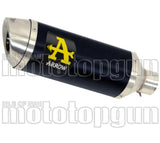 Terminale Di Scarico Con Omologazione Suono Thunder Alluminio Nero Acciaio - Arrow Special Parts Compatibile Con Honda Cbr 650 R (2019-2023)
