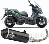 Impianto Di Scarico Completo Catalizzato E Con Omologazione Suono Urban Alluminio Nero Acciaio Nero - Arrow Special Parts Compatibile Con Kawasaki J 125 (2016)