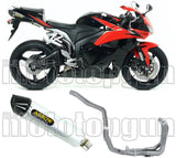 Impianto Di Scarico Completo Non Catalizzato E Con Omologazione Suono Indy-Race Alluminio Carbonio - Arrow Special Parts Compatibile Con Honda Cbr 600 Rr (2009-2012)