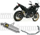 Impianto Di Scarico Completo Non Catalizzato E Con Omologazione Suono Maxi Race-Tech Titanio Acciaio - Arrow Special Parts Compatibile Con Honda Crf 1100 L Africa Twin (2020-2023)